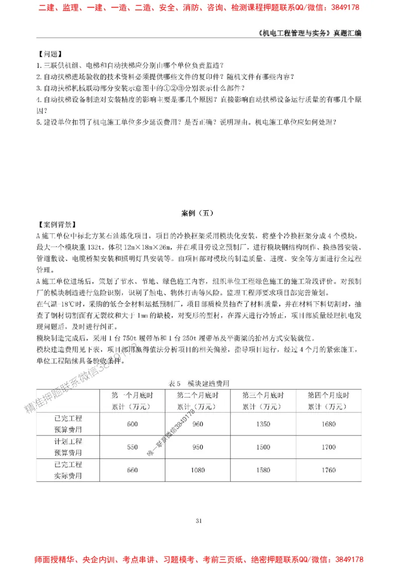 一级建造师《机电工程管理与实务》真题汇编（2020-2024）_2026年一级建造师_2026年一建机电_2025年一建机电SVIP_01-精华文档✿电子教材✿历年真题_02-历年真题PDF