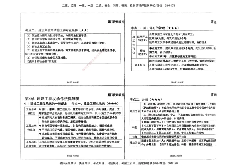 法规集训讲义_2026年一建法规_2025年一建法规SVIP_04-冲刺串讲✿考点强化✿小灶集训_28-法规《考前集训班》武海峰XT