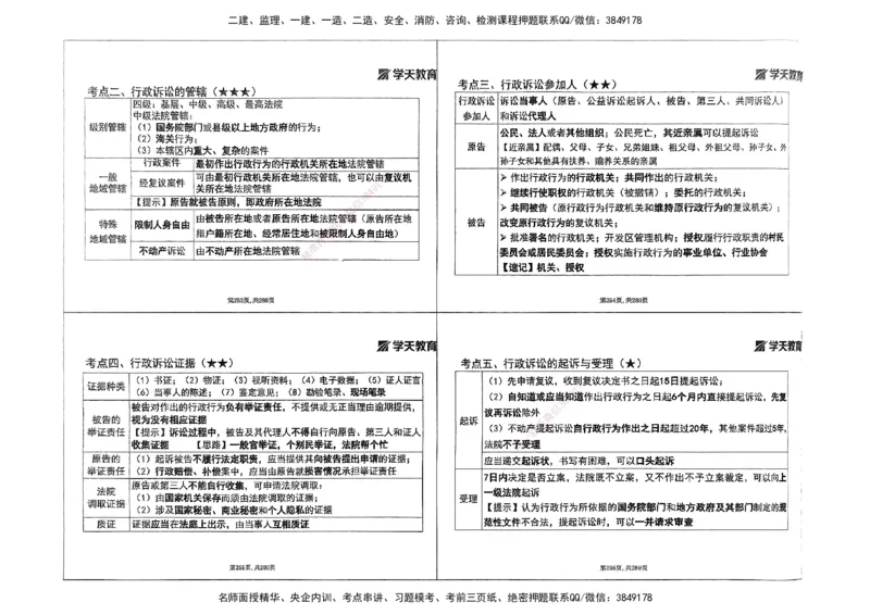 法规集训讲义_2026年一建法规_2025年一建法规SVIP_04-冲刺串讲✿考点强化✿小灶集训_28-法规《考前集训班》武海峰XT