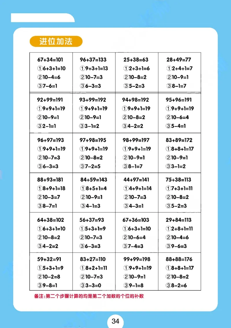 速算练习题（新）_小学全网线上同款资料_36号文件速算_速算
