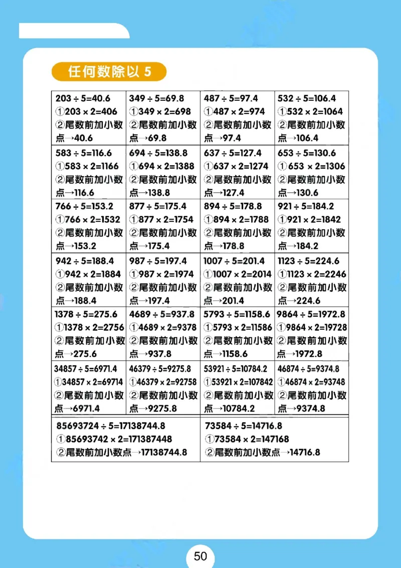 速算练习题（新）_小学全网线上同款资料_36号文件速算_速算