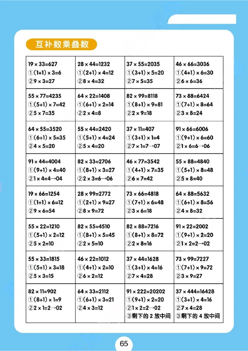 速算练习题（新）_小学全网线上同款资料_36号文件速算_速算