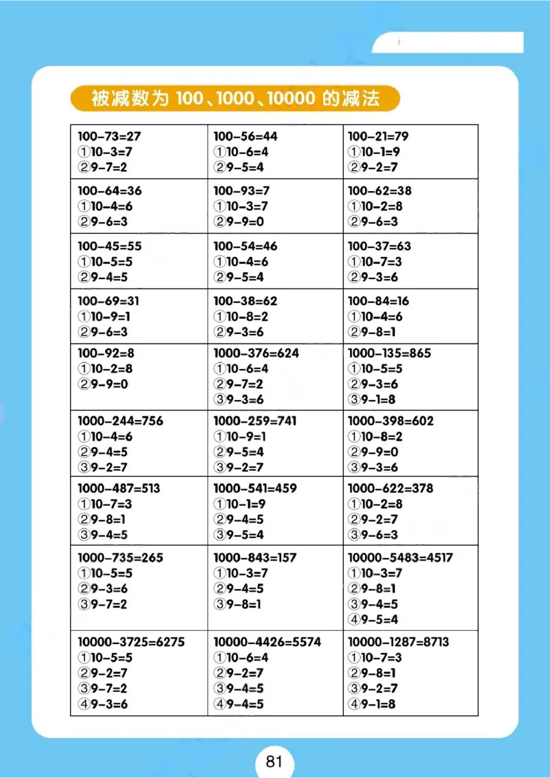 速算练习题（新）_小学全网线上同款资料_36号文件速算_速算