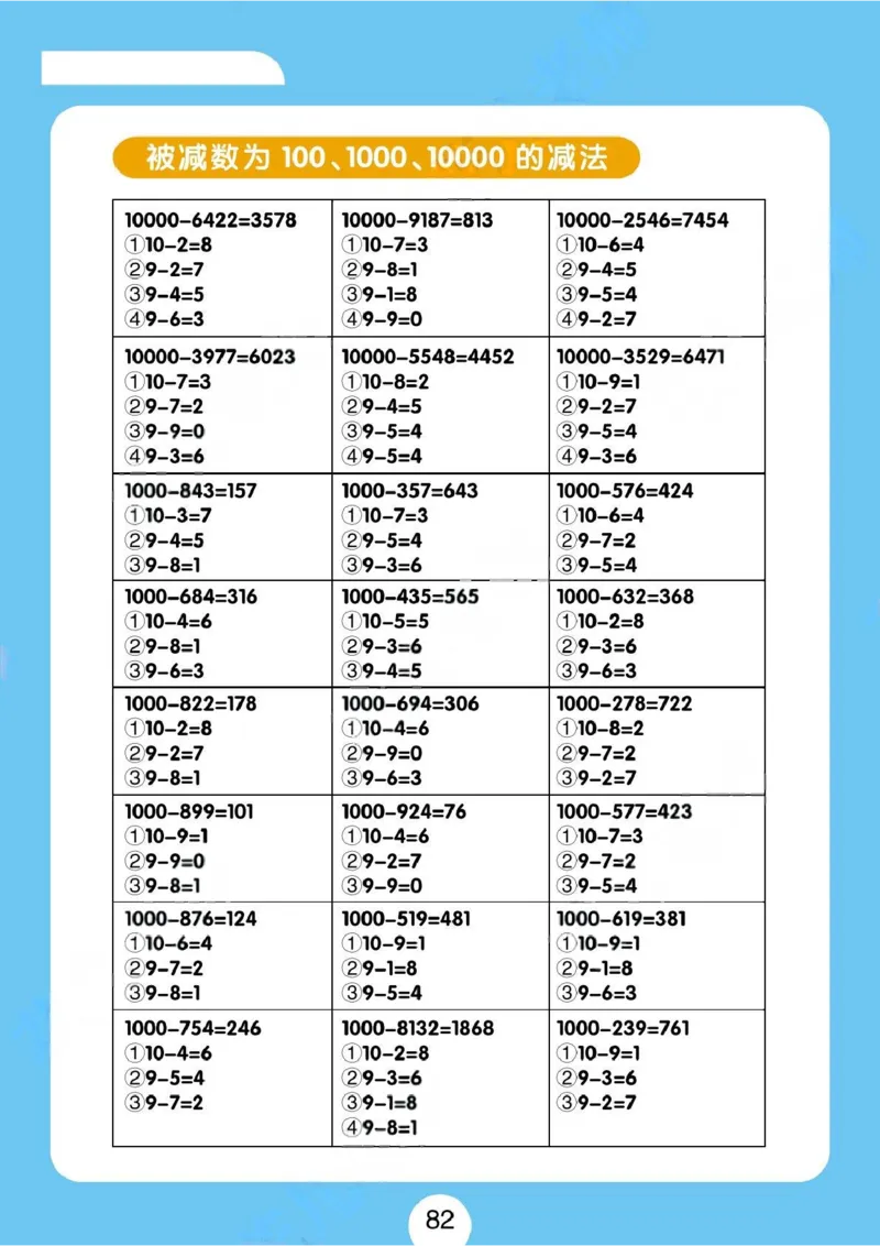速算练习题（新）_小学全网线上同款资料_36号文件速算_速算