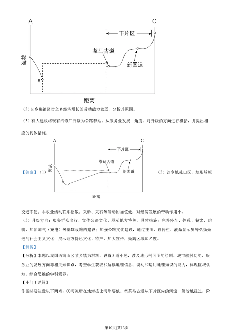 2023年高考地理试卷（山东）（解析卷）_地理历年高考真题_新&middot;Word版2008-2025&middot;高考地理真题_地理（按年份分类）2008-2025_2023&middot;地理高考真题