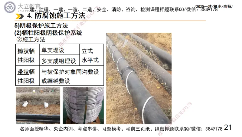 W2025一建机电-高扬-技术板块7-防腐、绝热、冶炼、标准_2026年一级建造师_2026年一建机电_2025年一建机电SVIP_04-冲刺串讲✿考点强化✿小灶集训_31-机电《案例专项班》高扬DL_讲义