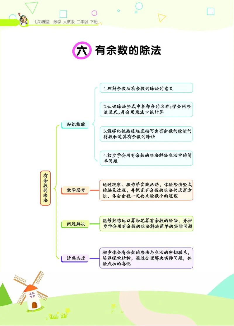 《七彩课堂》数学2年级下册（RJ）_二年级上下册资料_小学二年级学习资料-25年更新版_2-04、小学二年级数学下册_2-4-2、练习题、作业、试题、试卷_人教版_电子册类