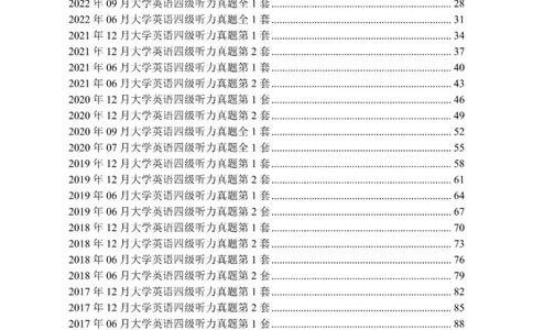 四级听力真题2016-2024_大学英语四级+六级_四级真题_专项_四级听力专项