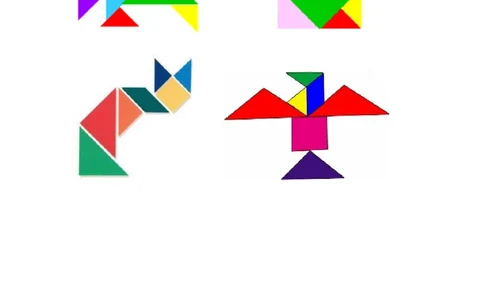 5.4认识七巧板并用七巧板拼图_二年级上下册资料_小学二年级学习资料-25年更新版_2-04、小学二年级数学下册_2-4-2、练习题、作业、试题、试卷_冀教版_课时练