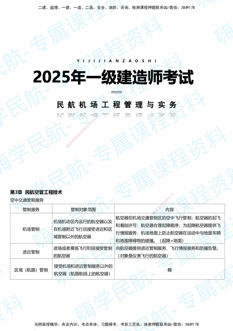 03.2025柚子老师-教材要点提炼-03教材要点提炼_2026年一级建造师_2026年一建民航_2025年一建民航SVIP_02-基础精讲✿高端面授✿深度强化_14-民航《教材要点提炼》柚子HX推荐