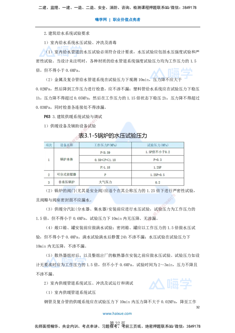 一建机电-私塾密训讲义（第1-4章）_2026年一级建造师_2026年一建机电_2025年一建机电SVIP_04-冲刺串讲✿考点强化✿小灶集训_86-机电《考前私塾密训》朱培浩HX_讲义