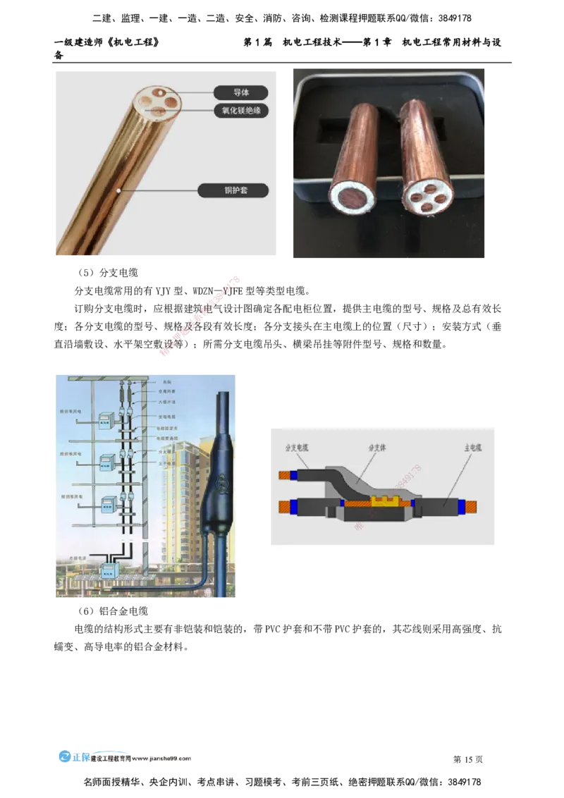 第1章　机电工程常用材料与设备_2026年一级建造师_2026年一建机电_2025年一建机电SVIP_02-基础精讲✿高端面授✿深度强化_04-机电《基础精讲班》康仁杰JG_讲义