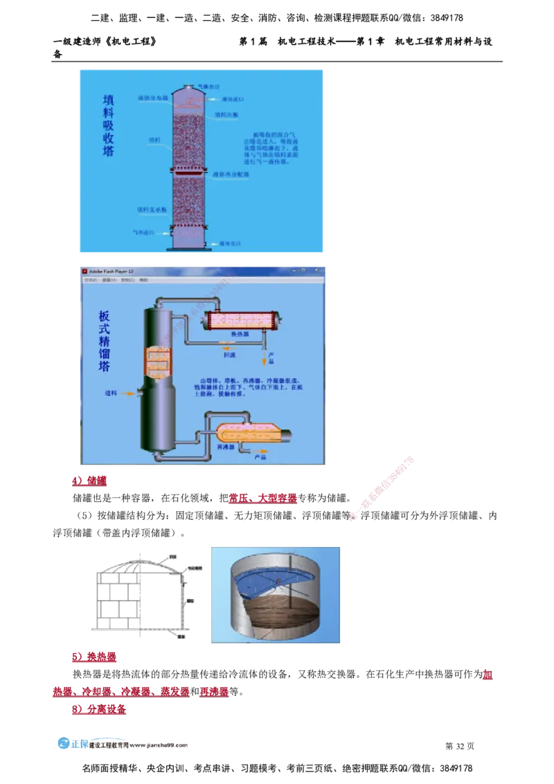 第1章　机电工程常用材料与设备_2026年一级建造师_2026年一建机电_2025年一建机电SVIP_02-基础精讲✿高端面授✿深度强化_04-机电《基础精讲班》康仁杰JG_讲义