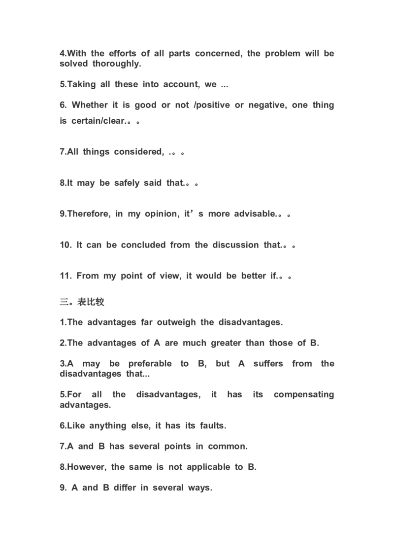 写作常用句型_大学英语四级+六级_四六级作文模板+单词