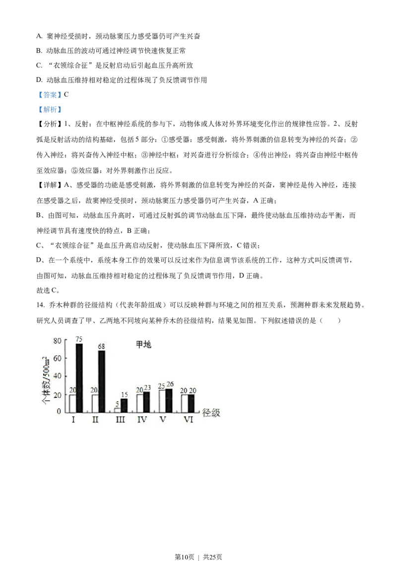 2022年高考生物试卷（重庆）（解析卷）_生物历年高考真题_新&middot;Word版2008-2025&middot;高考生物真题_生物（按省份分类）2008-2025_2012-2024&middot;（重庆）生物高考真题