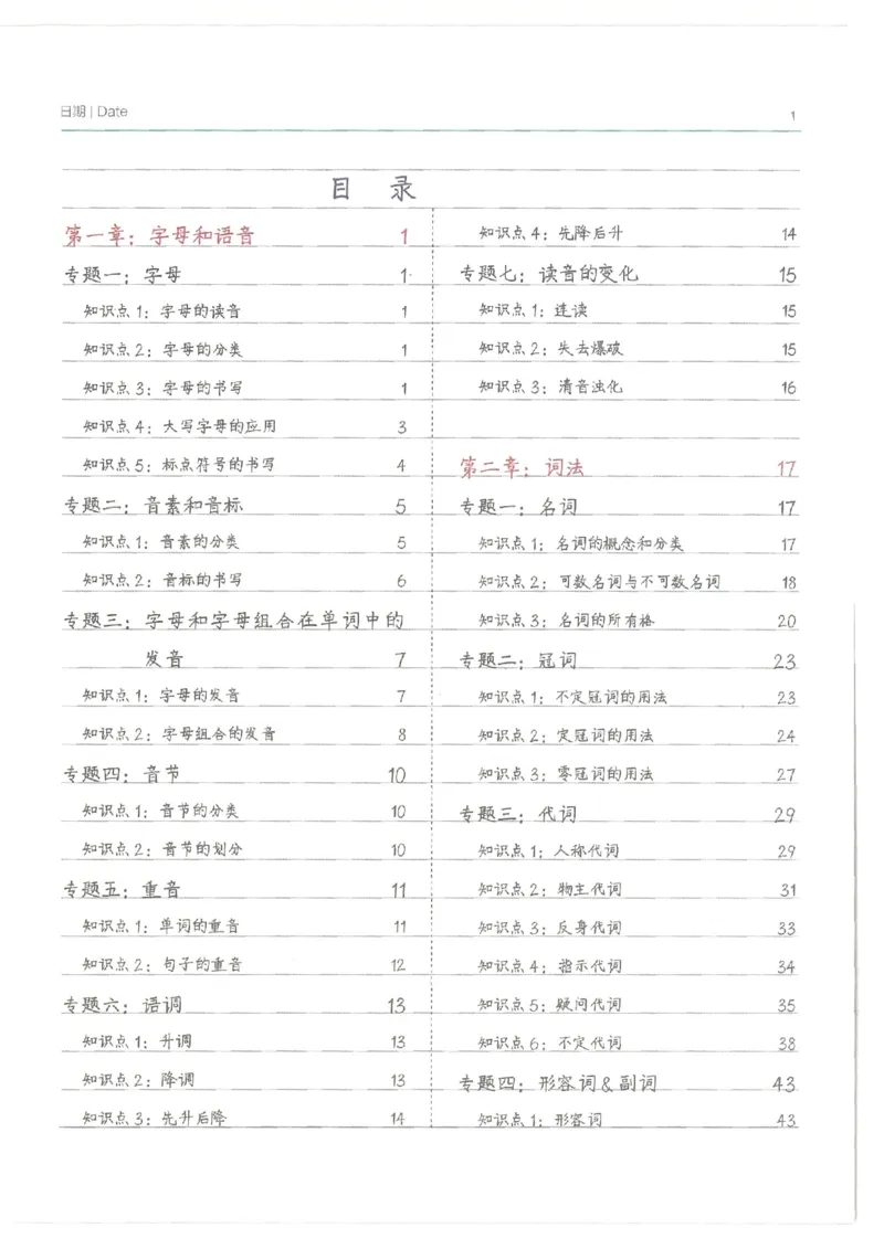 英语小学学霸笔记_上册_小学语数英&mdash;学霸笔记