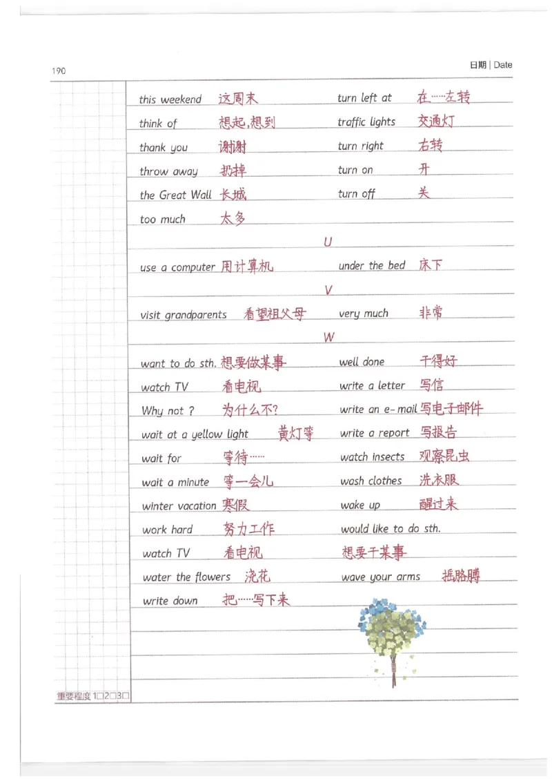 英语小学学霸笔记_上册_小学语数英&mdash;学霸笔记
