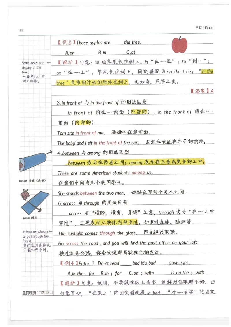 英语小学学霸笔记_上册_小学语数英&mdash;学霸笔记