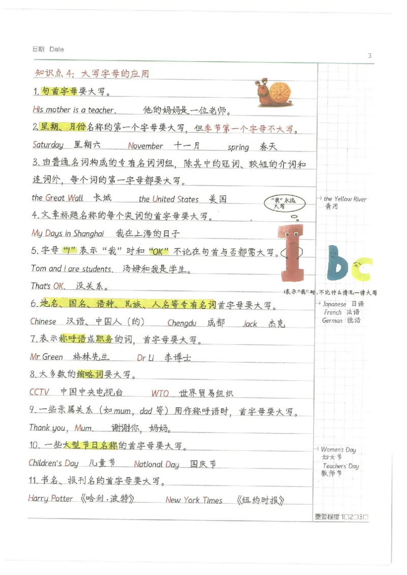 英语小学学霸笔记_上册_小学语数英&mdash;学霸笔记