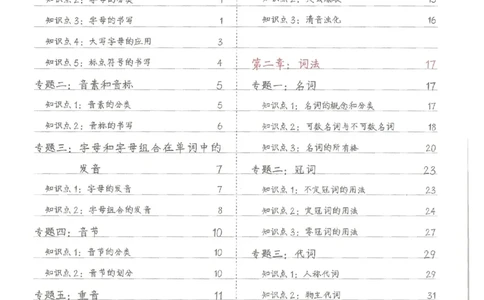英语小学学霸笔记_上册_小学语数英&mdash;学霸笔记