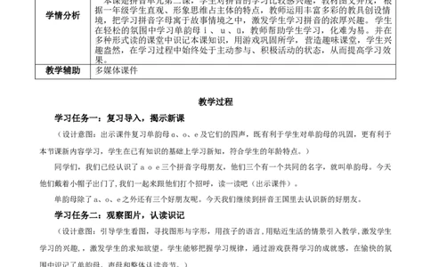 汉语拼音2《iu&uuml;》（教学设计）-（统编版.2024秋）_一年级语文上册（统编版）_教学设计