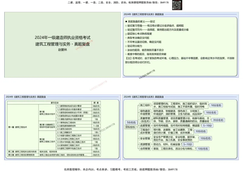 2024建筑实务真题复盘_2026年一级建造师_2026年一建建筑_2025年一建建筑SVIP_02-基础精讲✿高端面授✿深度强化_16-建筑《自营全系班》赵爱林SMR推荐_{10}--真题复盘