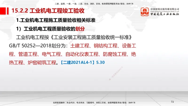 A32节：第15章机电工程试运行及竣工验收管理-第16章机电工程运维与保修管理（03.06）_2026年一级建造师_2026年一建机电_2025年一建机电SVIP_02-基础精讲✿高端面授✿深度强化_讲义
