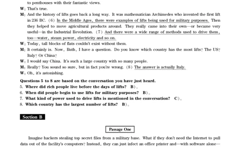 六级通关模拟卷第四套&mdash;答案详解_大学英语四级+六级_六级真题_六级密押试卷_※3.六级预测模拟题_六级通关模拟卷（4）