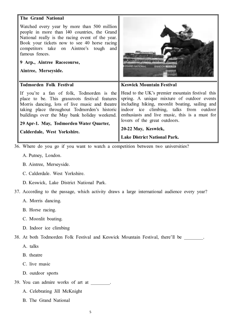 2022年高考英语试卷（天津）（第一次）（空白卷）_英语历年高考真题_新&middot;Word版2008-2025&middot;高考英语真题_英语（按省份分类）2008-2025_2008-2024&middot;（天津）英语高考真题