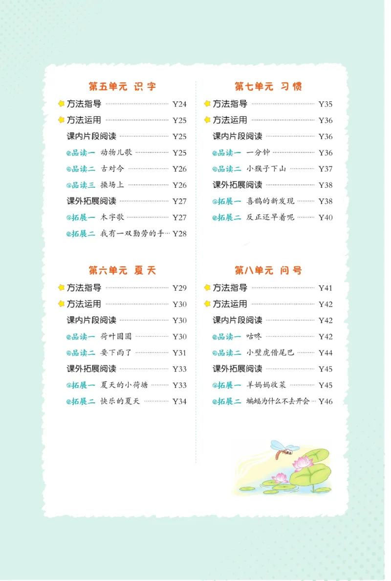 《典中点》23春语文1年级下册（RJ）_一年级上下册资料_小学一年级学习资料-25年更新版_1-02、小学一年级语文下册_3-6-2-2、练习题、作业、专项、试卷_部编（人教）版_电子册类