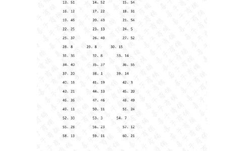 60以内混合加减第61-80篇答案_小学数学口算竖式脱式计算应用题一二三四五六年级上下册电_小学数学口算题库电子版（1-6）_小学数学口算一年级_口算题适合1年级(含答案）