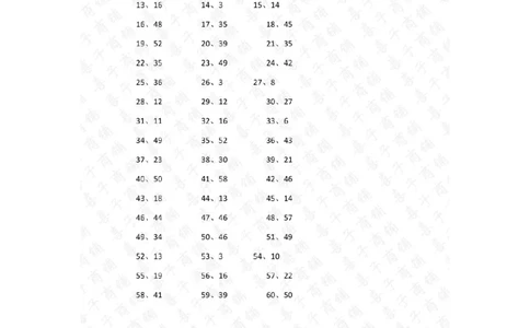 60以内混合加减第61-80篇答案_小学数学口算竖式脱式计算应用题一二三四五六年级上下册电_小学数学口算题库电子版（1-6）_小学数学口算一年级_口算题适合1年级(含答案）