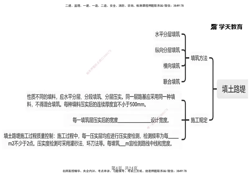 03.2025年一建《公路》预习直播-路基工程3.31总结及作业（黑白打印版）_2026年一级建造师_2026年一建公路_2025年一建公路SVIP_02-基础精讲✿高端面授✿深度强化_--配套讲义--
