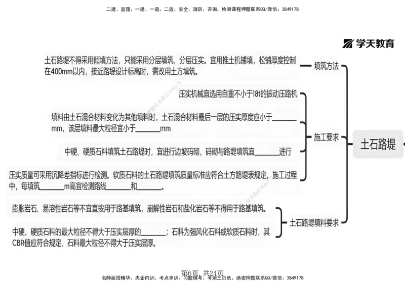 03.2025年一建《公路》预习直播-路基工程3.31总结及作业（黑白打印版）_2026年一级建造师_2026年一建公路_2025年一建公路SVIP_02-基础精讲✿高端面授✿深度强化_--配套讲义--