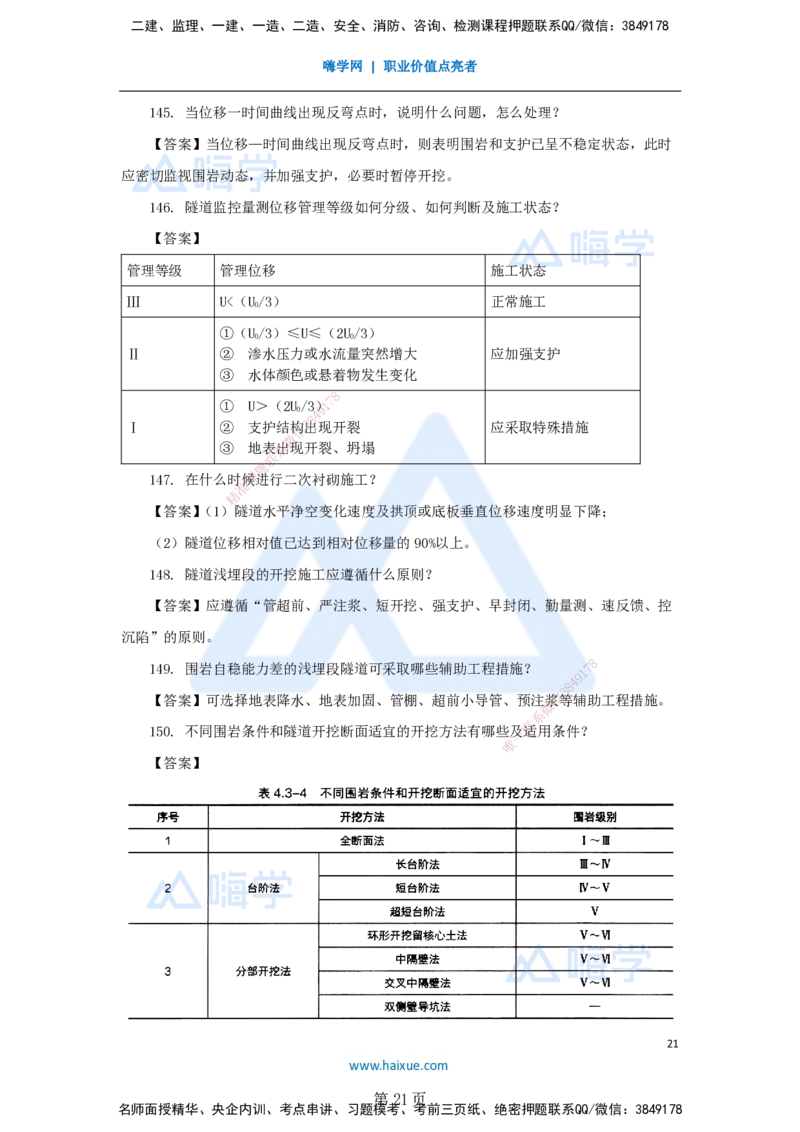 名师案例必背200问&mdash;&mdash;讲义合集_2026年一级建造师_2026年一建公路_2025年一建公路SVIP_04-冲刺串讲✿考点强化✿小灶集训_46-公路《案例200问》李昌春HX_讲义