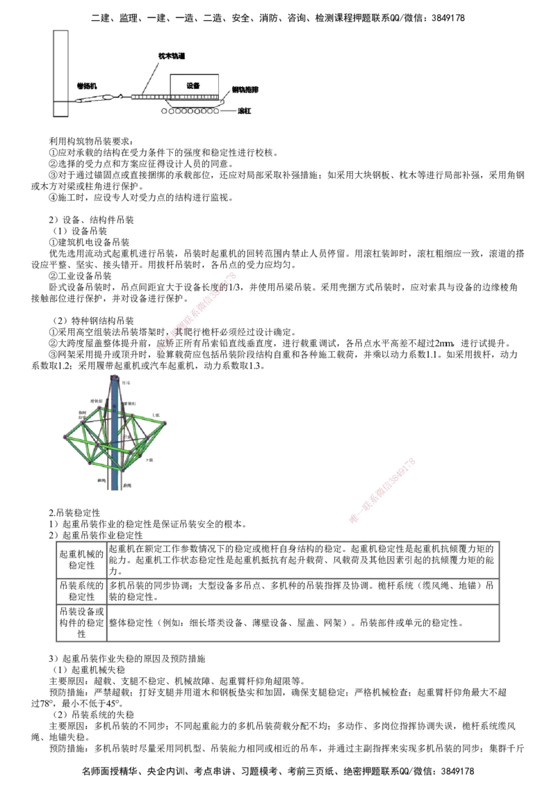 第05讲　吊装方法和吊装稳定性要求、吊装方案编制与实施_2026年一级建造师_2026年一建机电_2025年一建机电SVIP_02-基础精讲✿高端面授✿深度强化_04-机电《基础精讲班》康仁杰JG