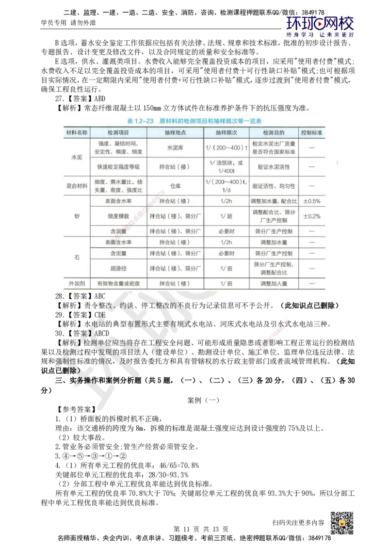 2024环球网校一级建造师《水利水电工程管理与实务》真题答案及解析_2026年一级建造师_2026年一建水利_2025年一建水利SVIP_01-精华文档✿电子教材✿历年真题_02-历年真题PDF