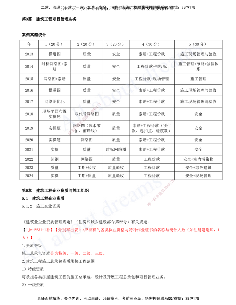 2025-21-第6章-建筑工程企业资质与施工组织（一）_2026年一级建造师_2026年一建建筑_2025年一建建筑SVIP_02-基础精讲✿高端面授✿深度强化_13-建筑《天一精讲班》周超、徐云博KL