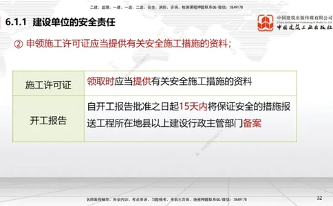 B20节：6.1.1建设单位的安全责任~6.3.6施工单位的安全生产教育培训（6.6）_2026年一建法规_2025年一建法规SVIP_02-基础精讲✿高端面授✿深度强化_06-法规《两轮基础直播》王文静JGS