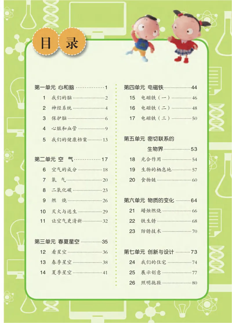 青岛版5年级科学下册高清教材_全部版本&bull;小学科学电子课本_青岛版63制小学科学课本