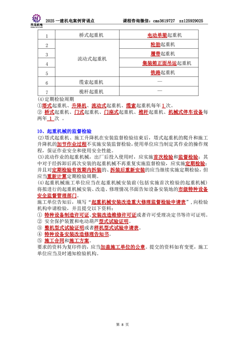 管理部分背诵点（背诵版）第5至16章_2026年一级建造师_2026年一建机电_2025年一建机电SVIP_04-冲刺串讲✿考点强化✿小灶集训_32-机电《冲刺串讲班》刘忠海SMR