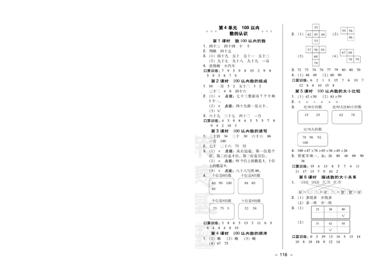 《典中点》数学1年级下册（RJ）(1)_一年级上下册资料_小学一年级学习资料-25年更新版_1-04、小学一年级数学下册_1-4-2、练习题、作业、试题、试卷_人教版_电子册
