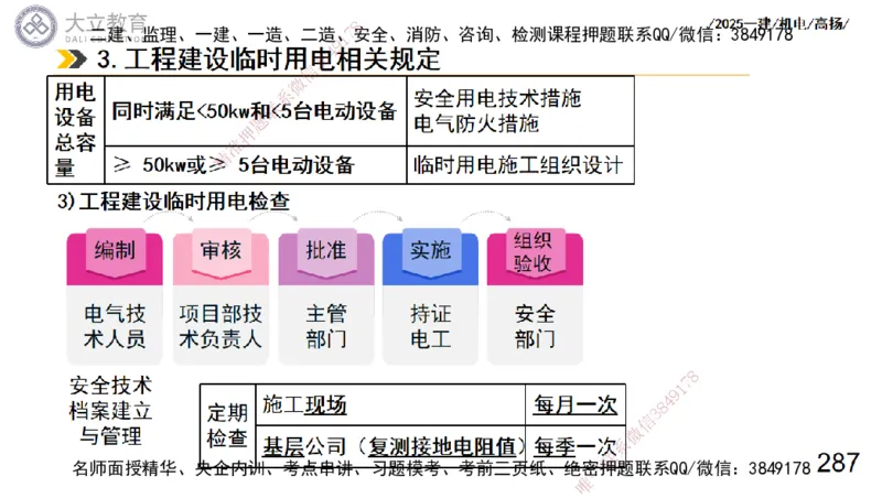 W2025一建机电-高扬-技术板块3-电气_2026年一级建造师_2026年一建机电_2025年一建机电SVIP_04-冲刺串讲✿考点强化✿小灶集训_31-机电《案例专项班》高扬DL_讲义