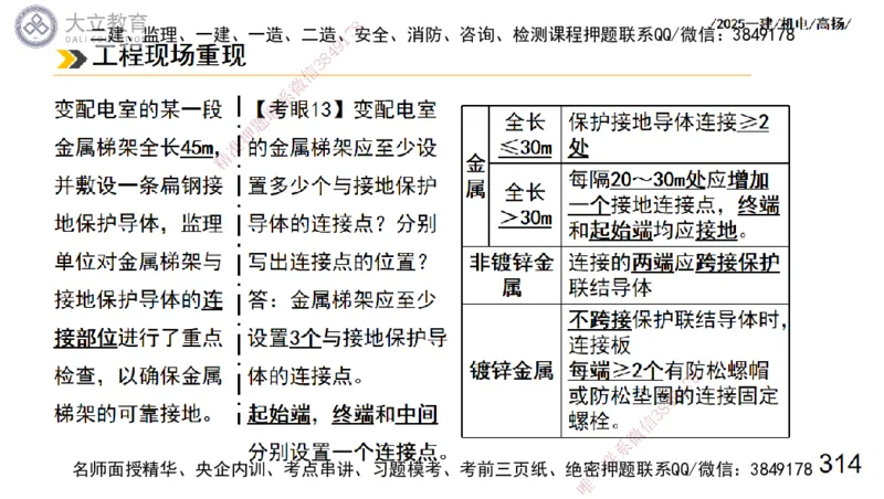 W2025一建机电-高扬-技术板块3-电气_2026年一级建造师_2026年一建机电_2025年一建机电SVIP_04-冲刺串讲✿考点强化✿小灶集训_31-机电《案例专项班》高扬DL_讲义