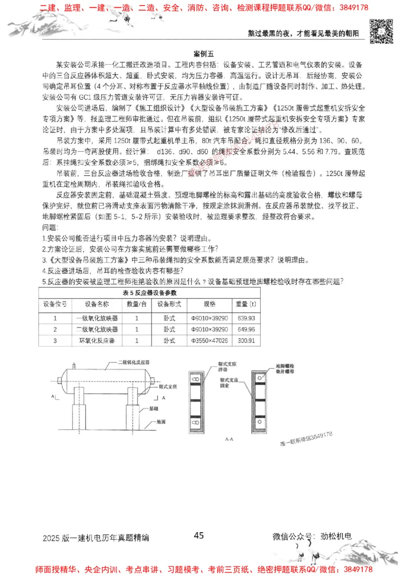 机电实务历年真题集186_1_2026年一级建造师_2026年一建机电_2025年一建机电SVIP_01-精华文档✿电子教材✿历年真题_43-机电《劲松五件套》神秘人推荐