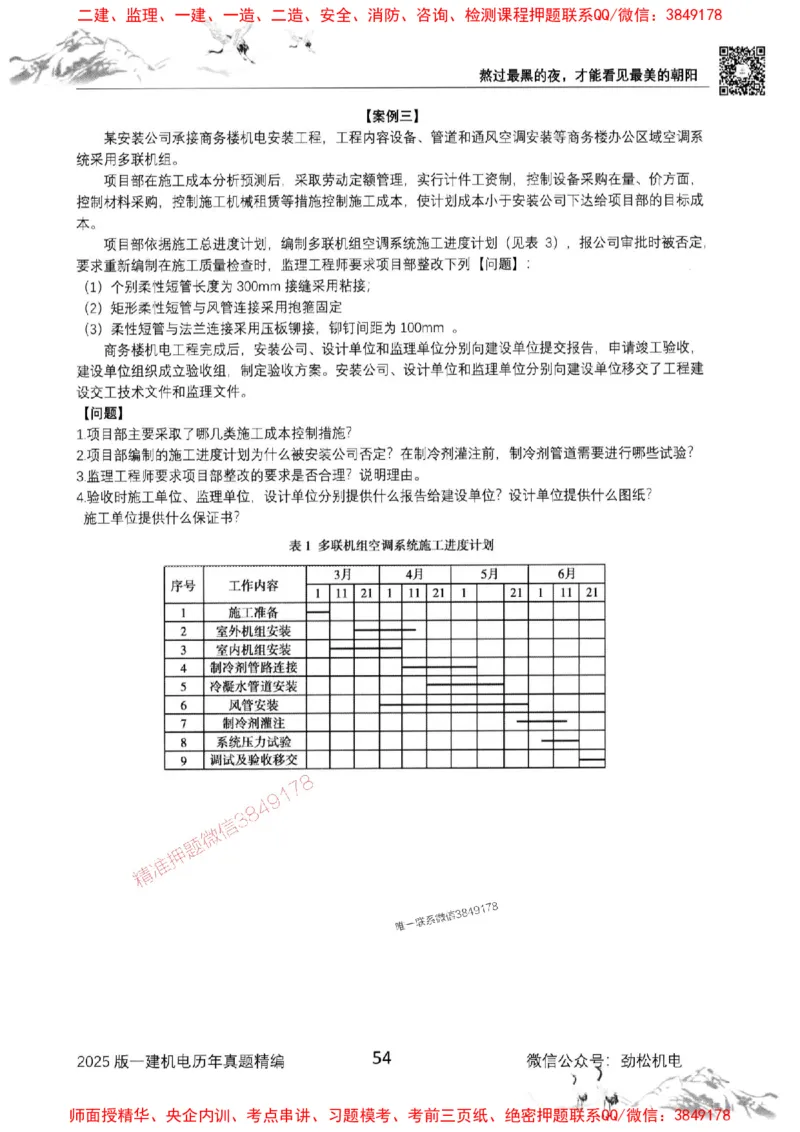 机电实务历年真题集186_1_2026年一级建造师_2026年一建机电_2025年一建机电SVIP_01-精华文档✿电子教材✿历年真题_43-机电《劲松五件套》神秘人推荐