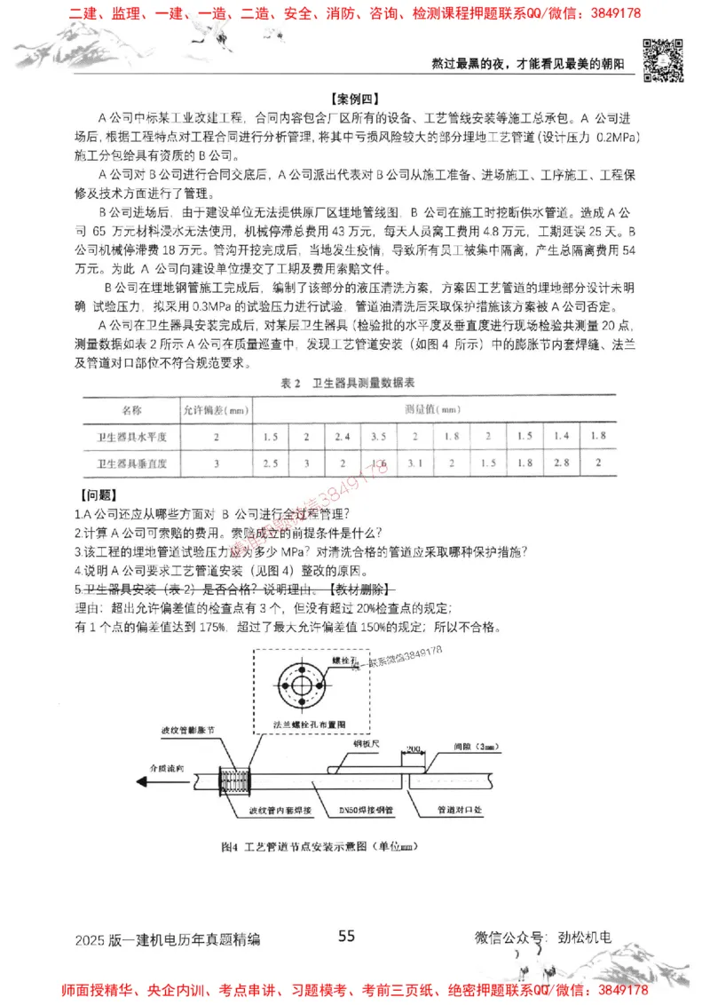 机电实务历年真题集186_1_2026年一级建造师_2026年一建机电_2025年一建机电SVIP_01-精华文档✿电子教材✿历年真题_43-机电《劲松五件套》神秘人推荐