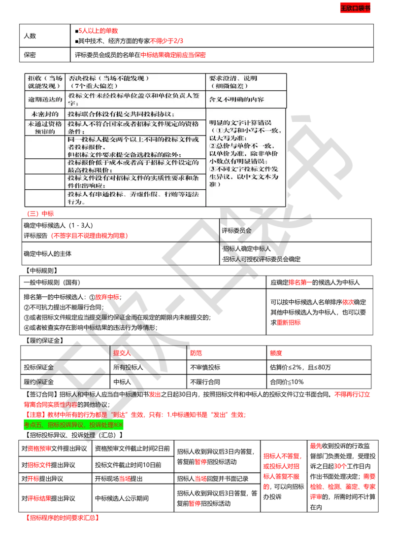 打印版（9月9日）一建-法规-王欣-临考点睛_2026年一建法规_2025年一建法规SVIP_04-冲刺串讲✿考点强化✿小灶集训_54-法规《临考点睛班》王欣KL_讲义