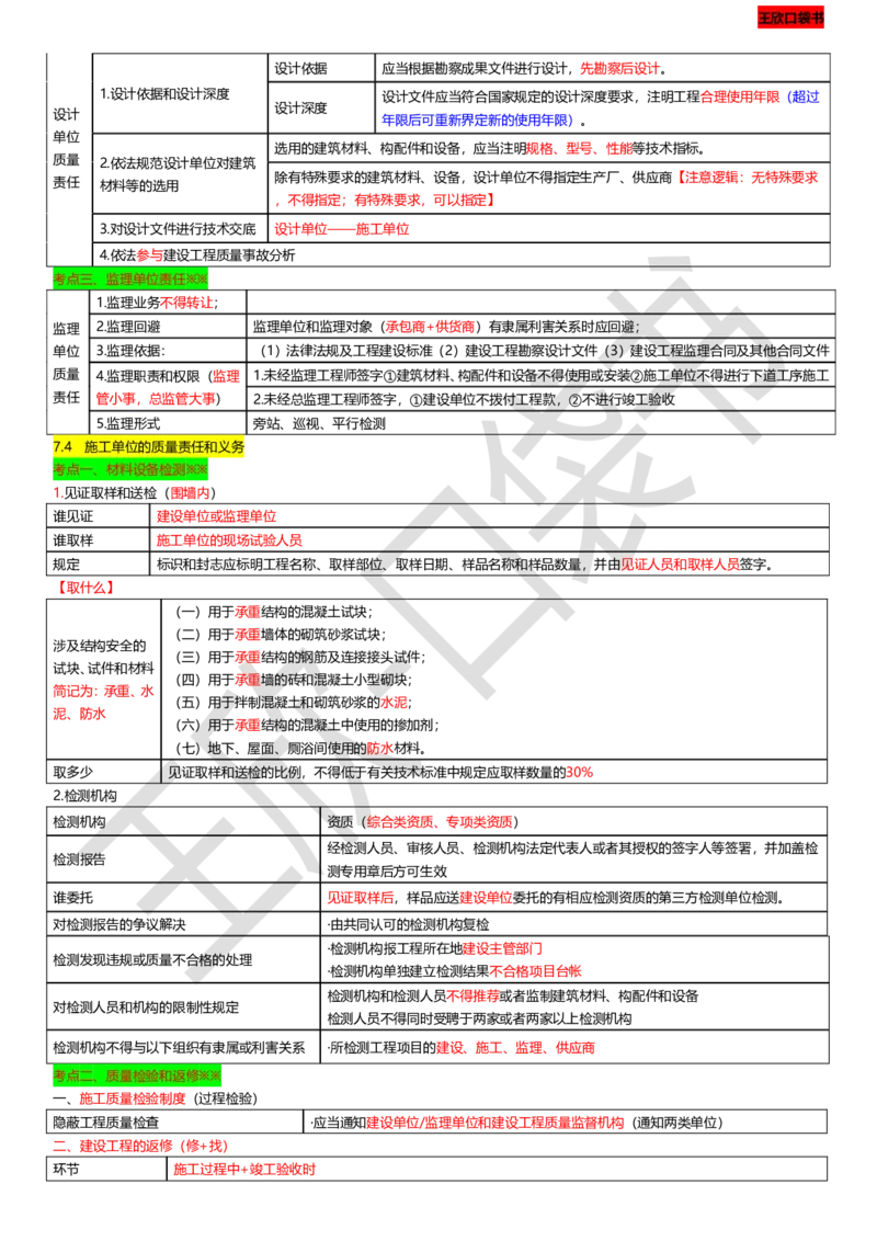 打印版（9月9日）一建-法规-王欣-临考点睛_2026年一建法规_2025年一建法规SVIP_04-冲刺串讲✿考点强化✿小灶集训_54-法规《临考点睛班》王欣KL_讲义