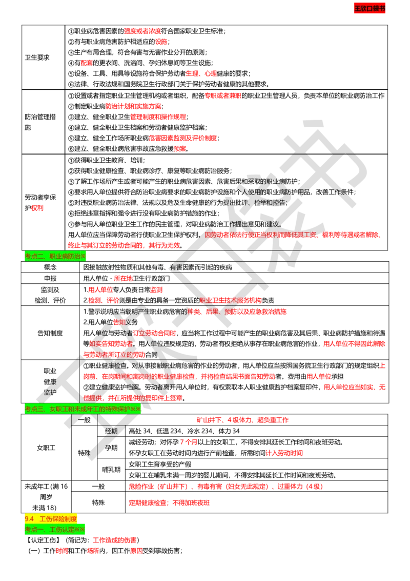 打印版（9月9日）一建-法规-王欣-临考点睛_2026年一建法规_2025年一建法规SVIP_04-冲刺串讲✿考点强化✿小灶集训_54-法规《临考点睛班》王欣KL_讲义